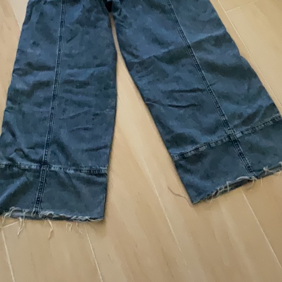 Rag & bone Arianna jeans, raw hem, wide leg, size 28 - Picture 7 of 7